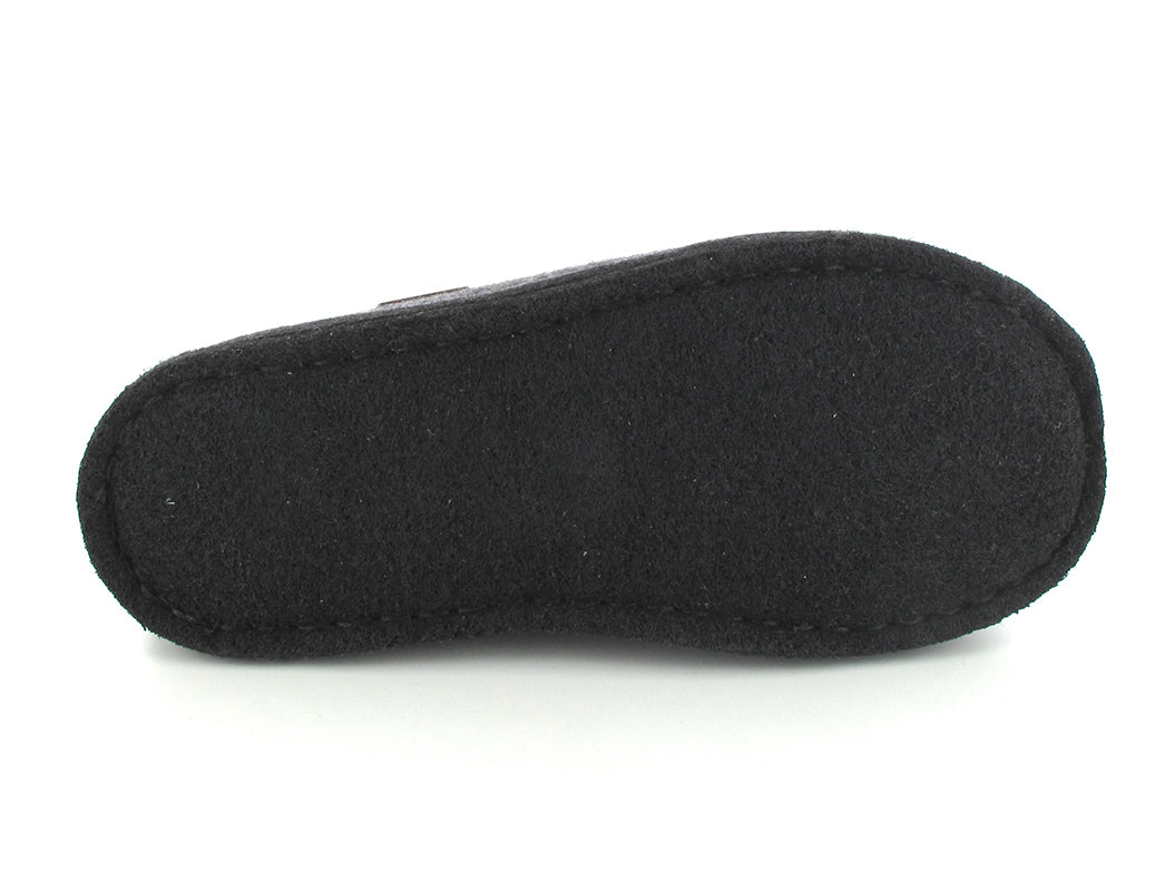 1 HAFLINGER-Boiled-Wool-Softsole-Slippers--Flair-Smily-Anthracite #farbe_Grey