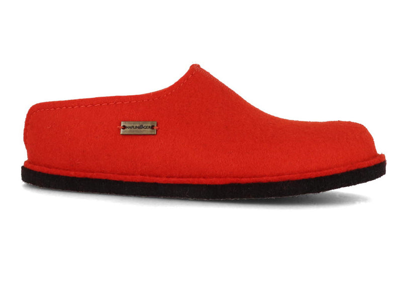 1 HAFLINGER-Women-Felt-Slippers-Flair-Smily-orange