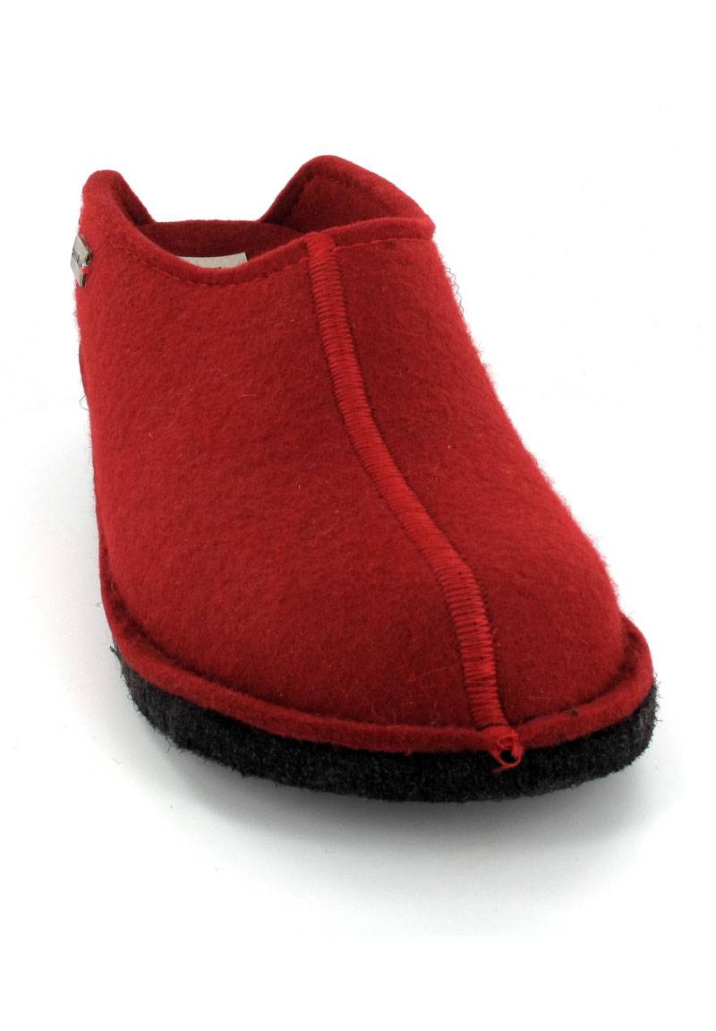 1 HAFLINGER-Felt-House-Shoe--Flair-Smily-Ruby #farbe_Red