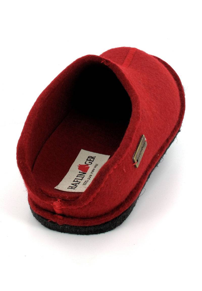 1 HAFLINGER-Felt-House-Shoe--Flair-Smily-Ruby #farbe_Red