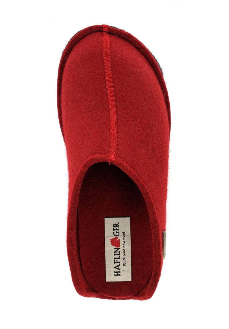 1 HAFLINGER-Felt-House-Shoe--Flair-Smily-Ruby #farbe_Red