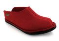HAFLINGER-Felt-House-Shoe--Flair-Smily-Ruby #farbe_Red
