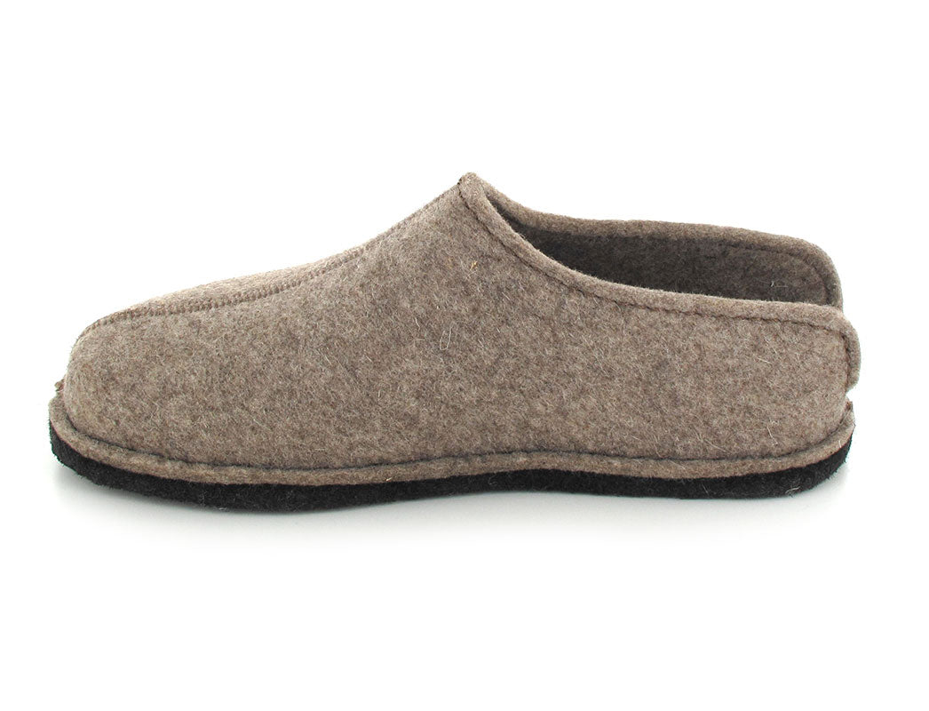 1 HAFLINGER-Unisex-Softsole-Wool-Slippers--Flair-Smily-Turf #farbe_Beige