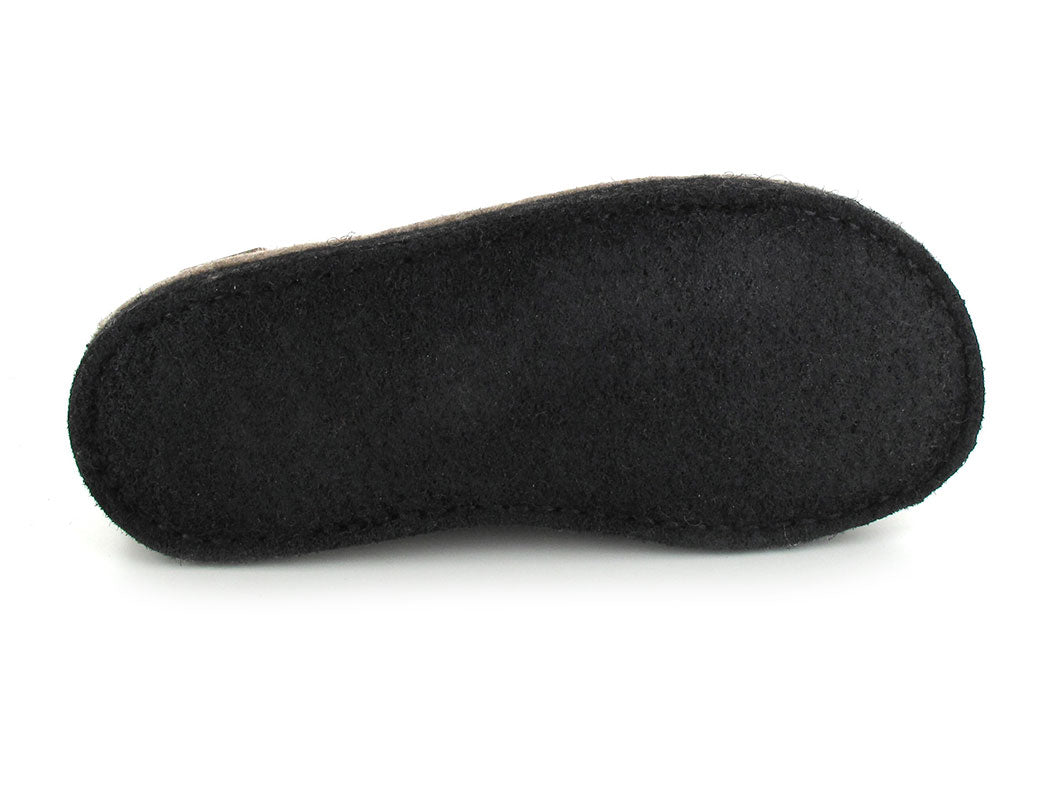 1 HAFLINGER-Unisex-Softsole-Wool-Slippers--Flair-Smily-Turf #farbe_Beige