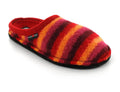 haflinger-softsole-wool-scuffs #color_red striped
