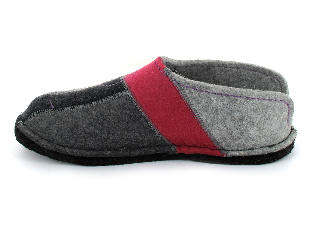 haflinger-multi-color-softsole-slippers-flair-puzzle #color_gray/red