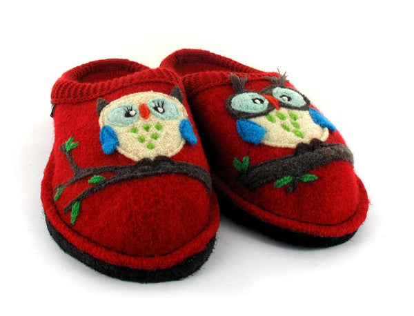 haflinger-olivia-owl-slippers #color_red