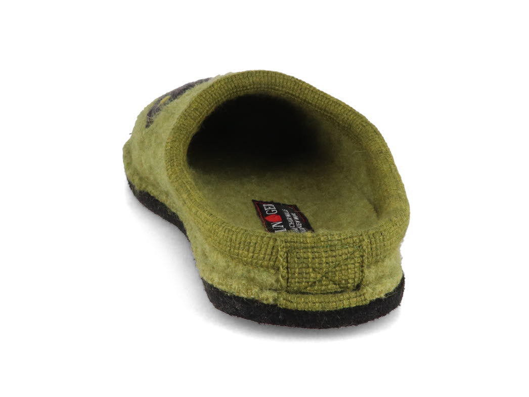 1 HAFLINGER-Women-Boiled-Wool-Slippers-Flair-Cucho-alpine #farbe_Green