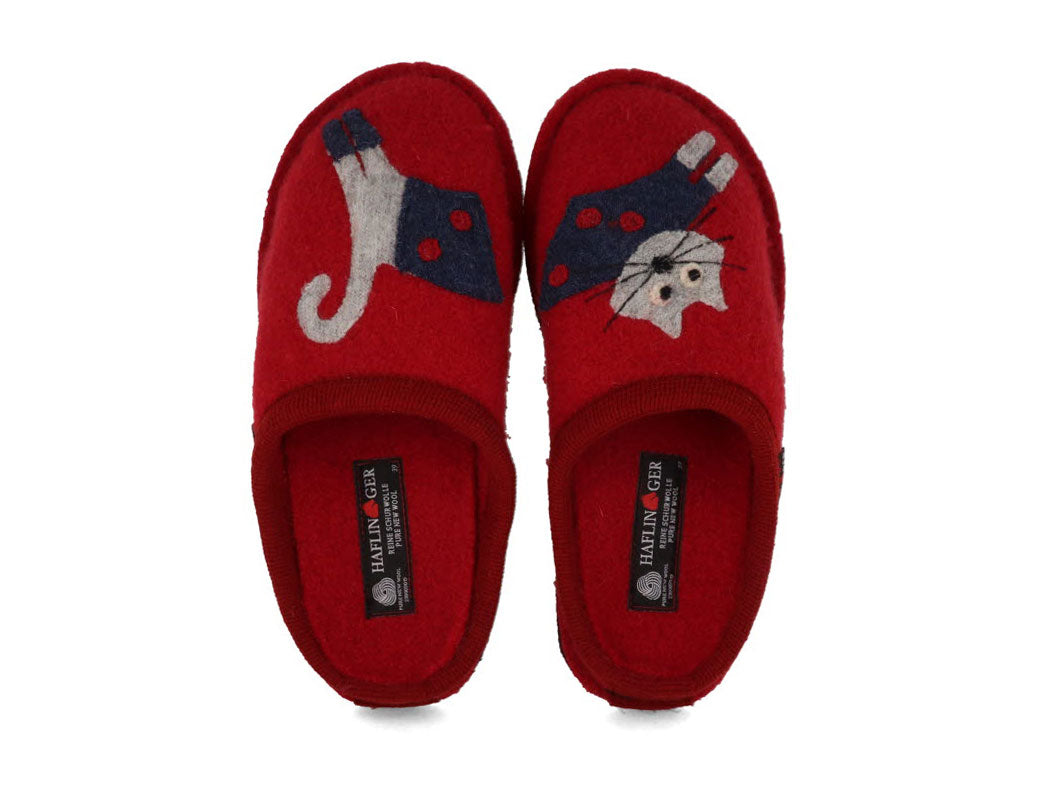 1 HAFLINGER-Slipper--Flair-Cucho-paprika #farbe_Red