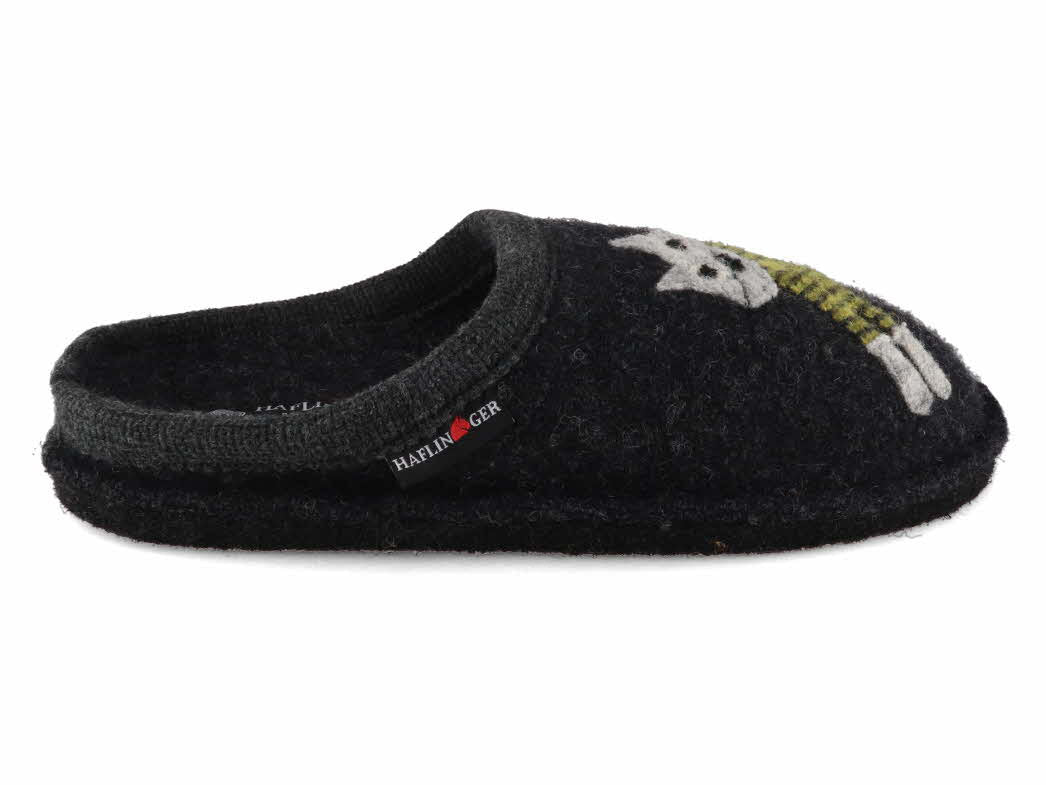 1 HAFLINGER-Women-Felt-Slippers-Flair-Cucho-graphite #farbe_Grey