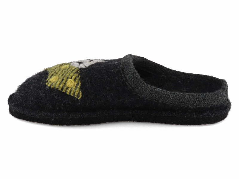 1 HAFLINGER-Women-Felt-Slippers-Flair-Cucho-graphite