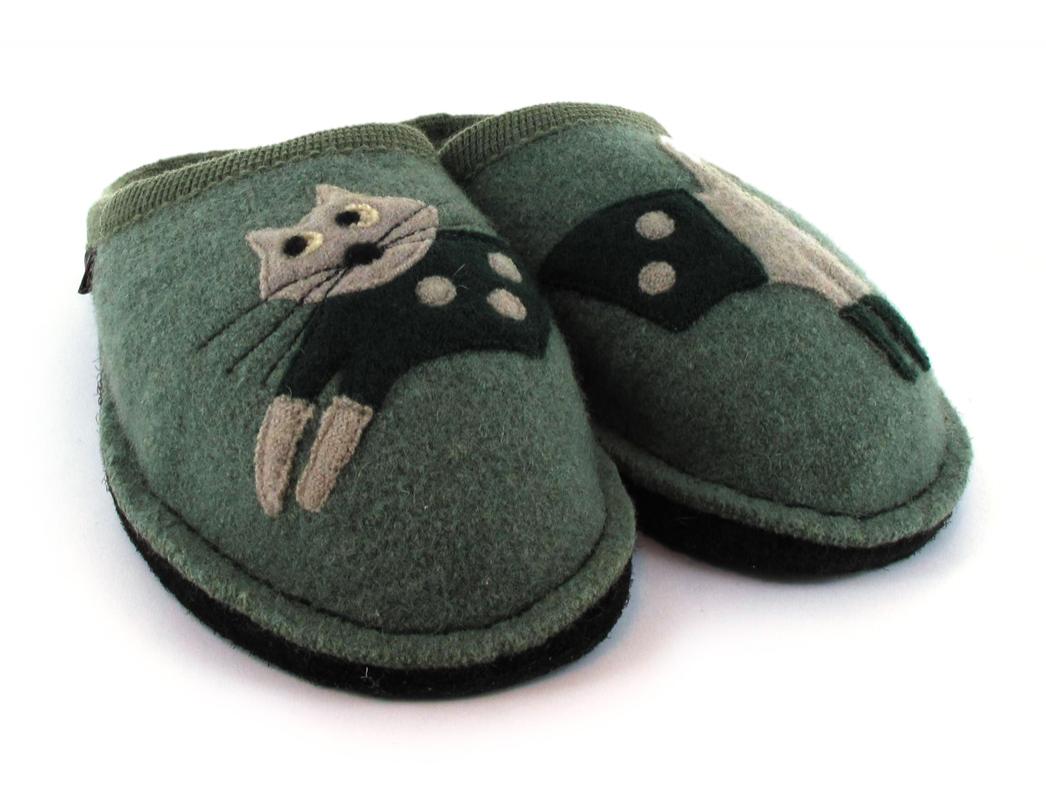 HAFLINGER-Womens-Slippers--Flair-Cucho-Kiwi #farbe_Green