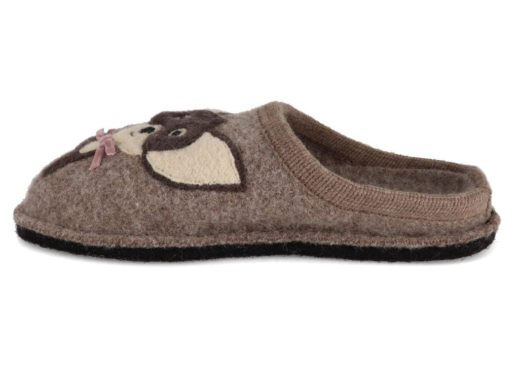 1 HAFLINGER-Slipper--Flair-Chihuahua-Beige #farbe_Beige