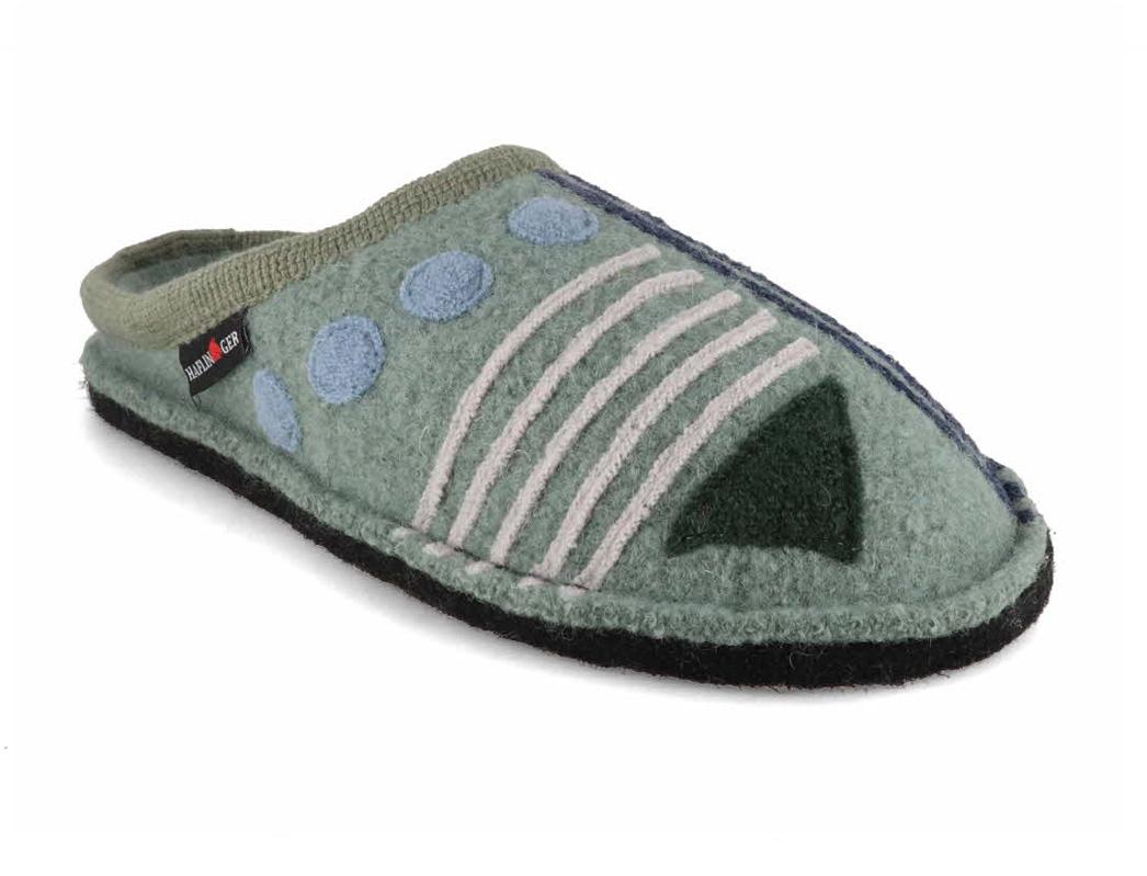 HAFLINGER-Women-Felt-Slippers-Flair-Zenit-kiwi #farbe_Green