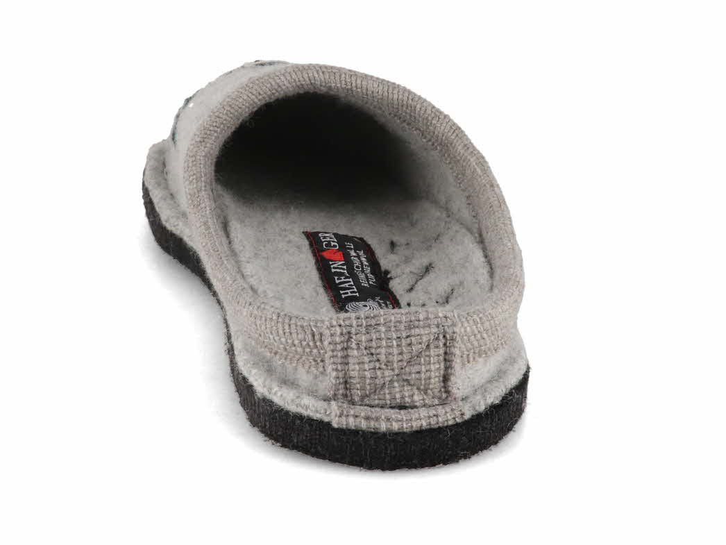 1 HAFLINGER-Women-Felt-Slippers-Flair-Songbird-stone-gray #farbe_Grey