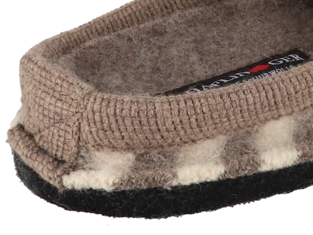 1 HAFLINGER-Women-Boiled-Wool-Slippers-Flair-Canegatto-beige #farbe_Beige