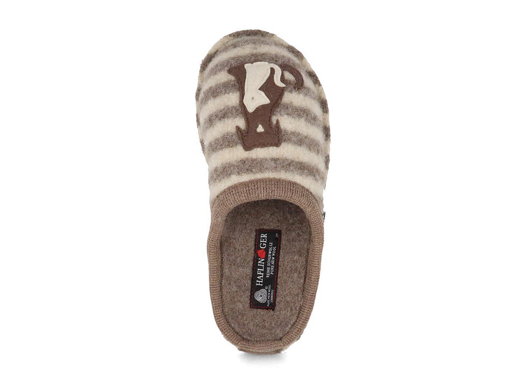 1 HAFLINGER-Women-Boiled-Wool-Slippers-Flair-Canegatto-beige #farbe_Beige