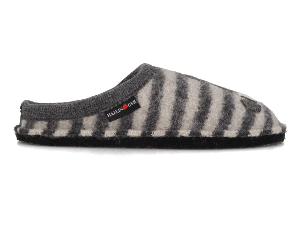 1 HAFLINGER-Women-Boiled-Wool-Slippers-Flair-Canegatto-anthracite #farbe_Gray