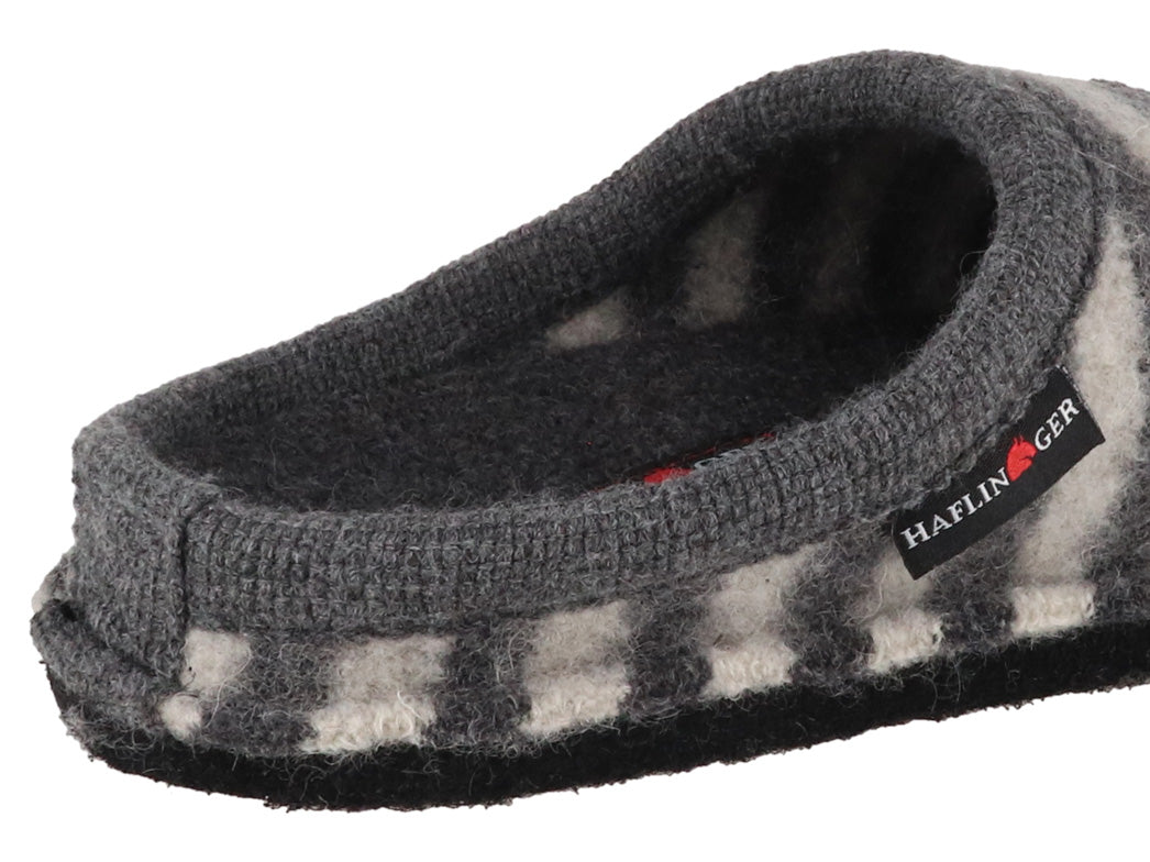 1 HAFLINGER-Women-Boiled-Wool-Slippers-Flair-Canegatto-anthracite #farbe_Gray