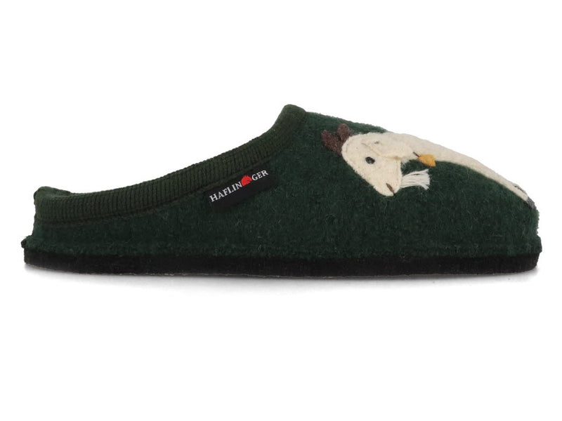 1 HAFLINGER-Women-Boiled-Wool-Slippers-Flair-Heidi-green