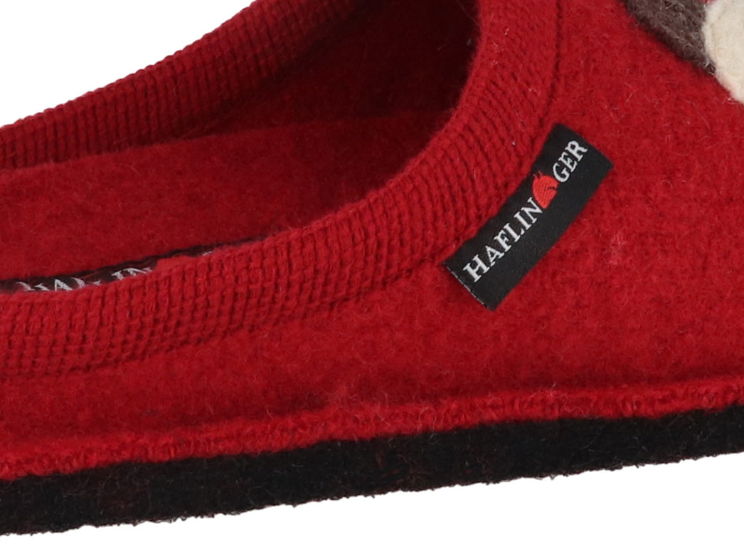 1 HAFLINGER-Women-Boiled-Wool-Slippers-Flair-Heidi-paprika #farbe_Red