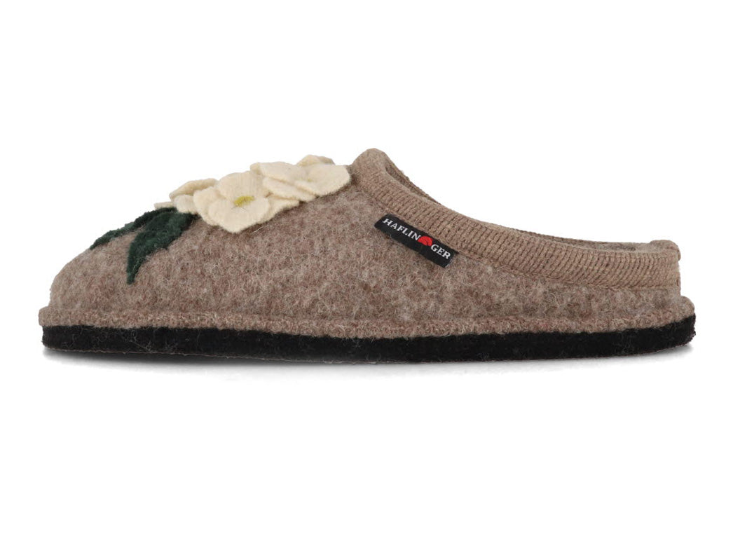 1 HAFLINGER-Women-Boiled-Wool-Slippers-Flair-Hortensia-beige #farbe_Beige