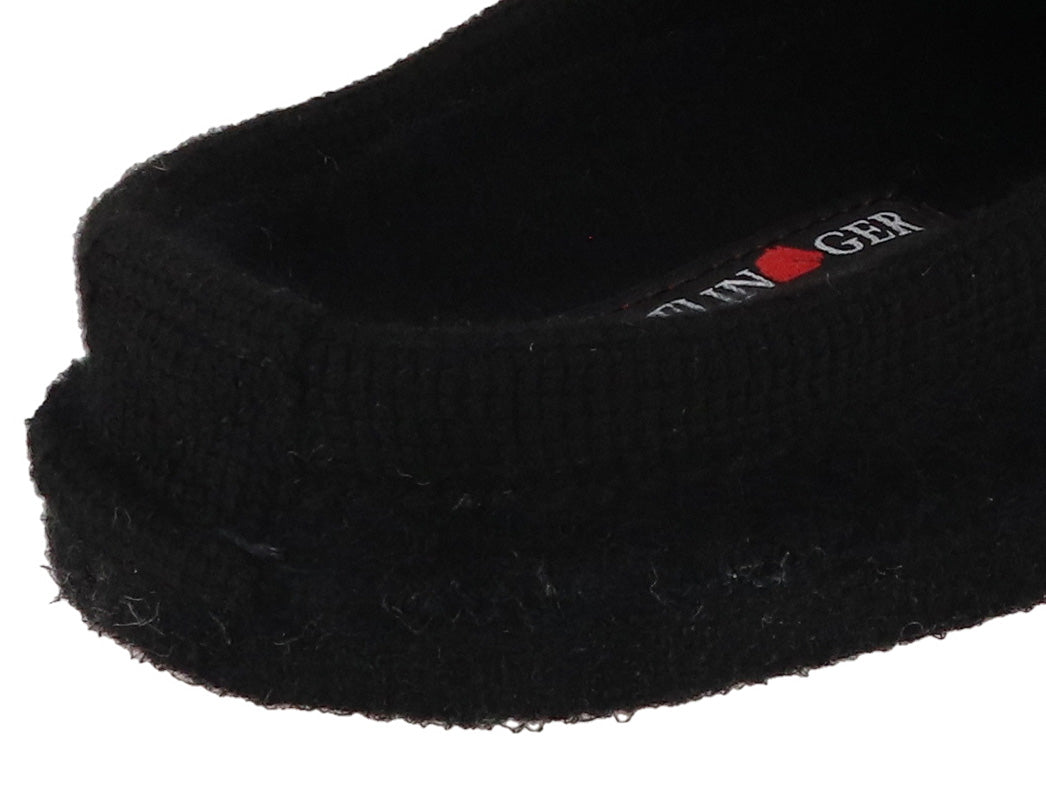 1 HAFLINGER-Women-Boiled-Wool-Slippers-Flair-Lamby-black #farbe_Black