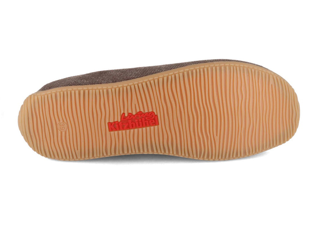 1 Living-Kitzbuehel-Women-Cotton-Slippers-Swiss-Cross-Wood #farbe_Brown