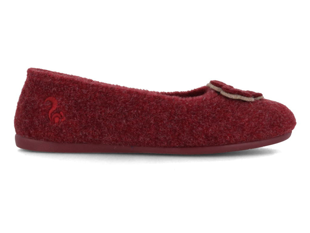 1 Thies-Women-Ballerinas-Ecopicos-burdeosmilitar #farbe_Red