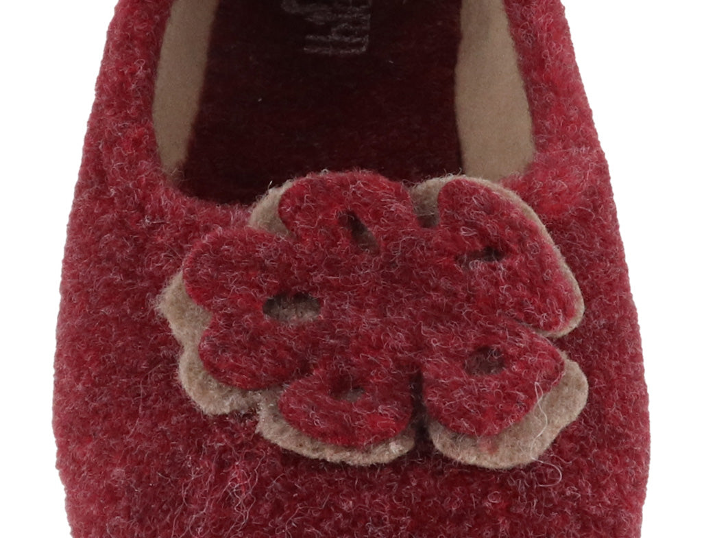 1 Thies-Women-Ballerinas-Ecopicos-burdeosmilitar #farbe_Red