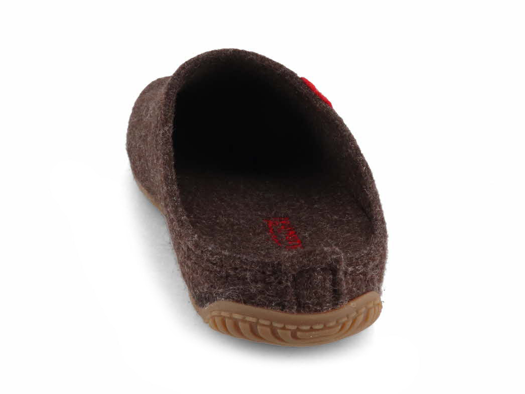 1 Living-Kitzbuehel-Men-Women-Felt-Slippers-Swiss-Cross-dark-oak #farbe_Green