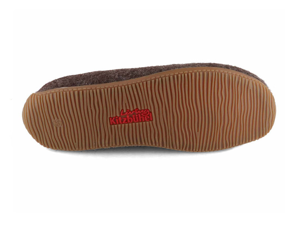 1 Living-Kitzbuehel-Men-Women-Felt-Slippers-Swiss-Cross-dark-oak #farbe_Green