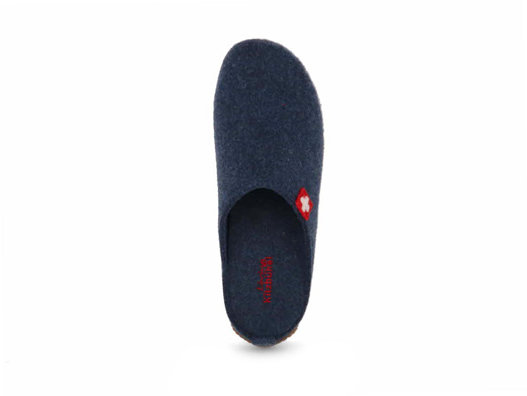 1 Living-Kitzbuehel-Men-Women-Felt-Slippers-Swiss-Cross-midnight-navy #farbe_Blue