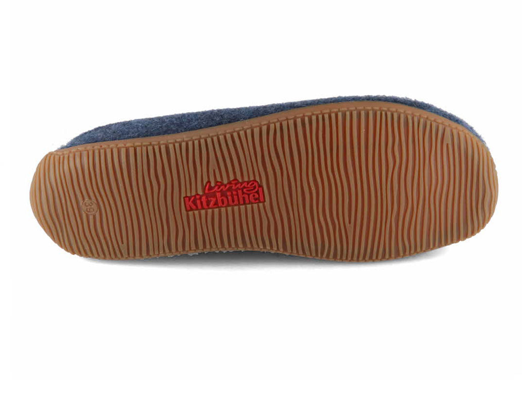 1 Living-Kitzbuehel-Men-Women-Felt-Slippers-Swiss-Cross-midnight-navy #farbe_Blue