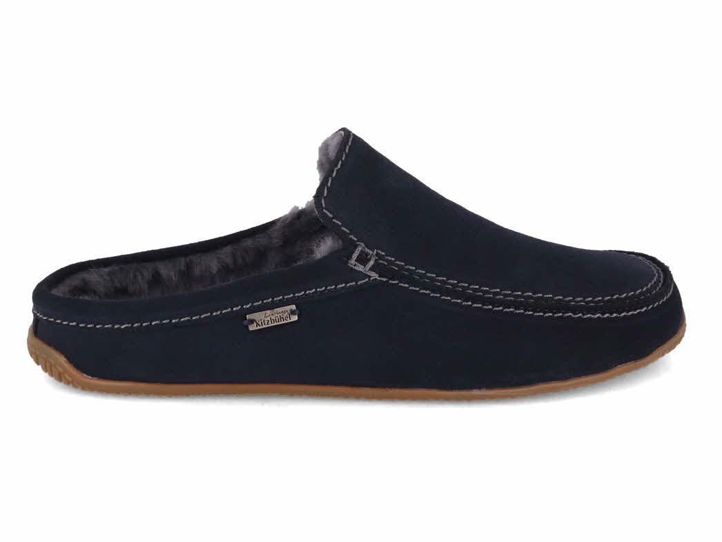 1 Living-Kitzbuehel-Mens-Sheepskin-Moccasins-Night-Blue #farbe_Blue