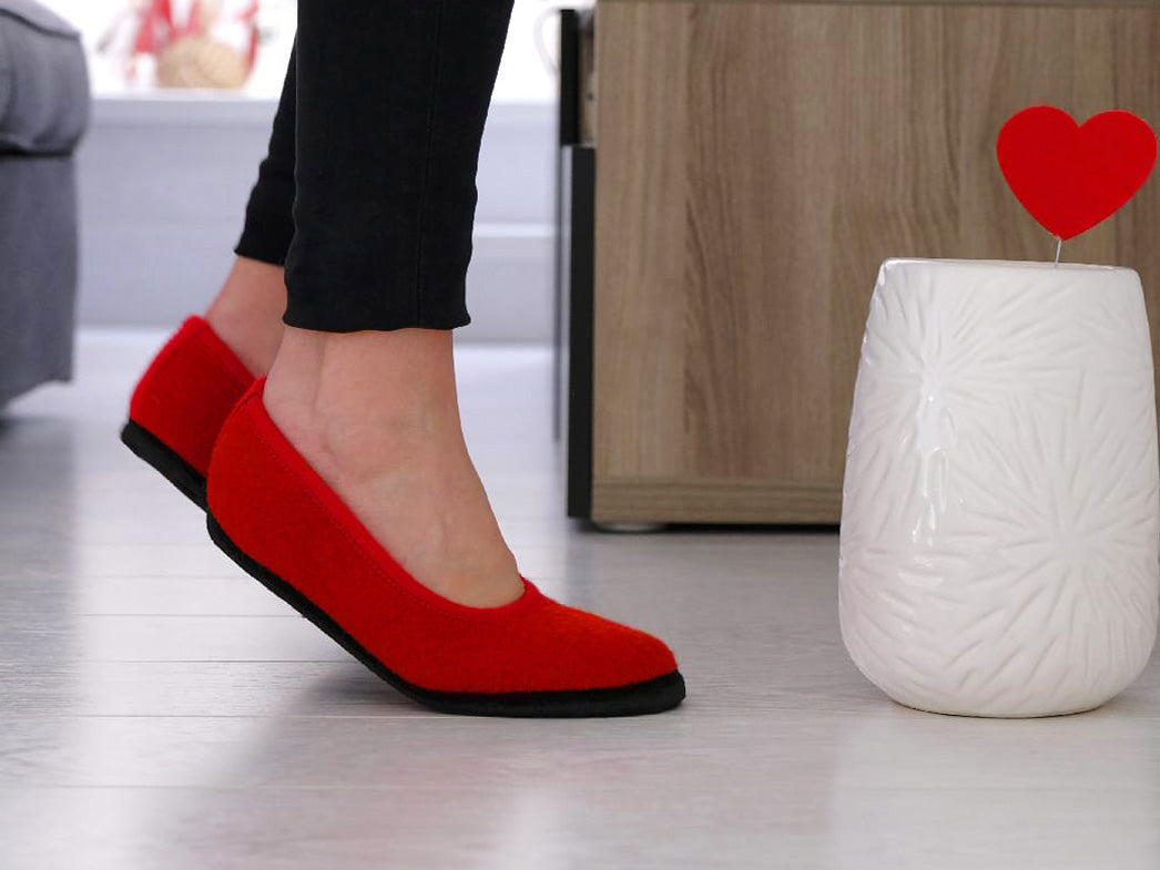 1 LWENWEISS-Women-Ballerinas-Ballet-red #farbe_Red