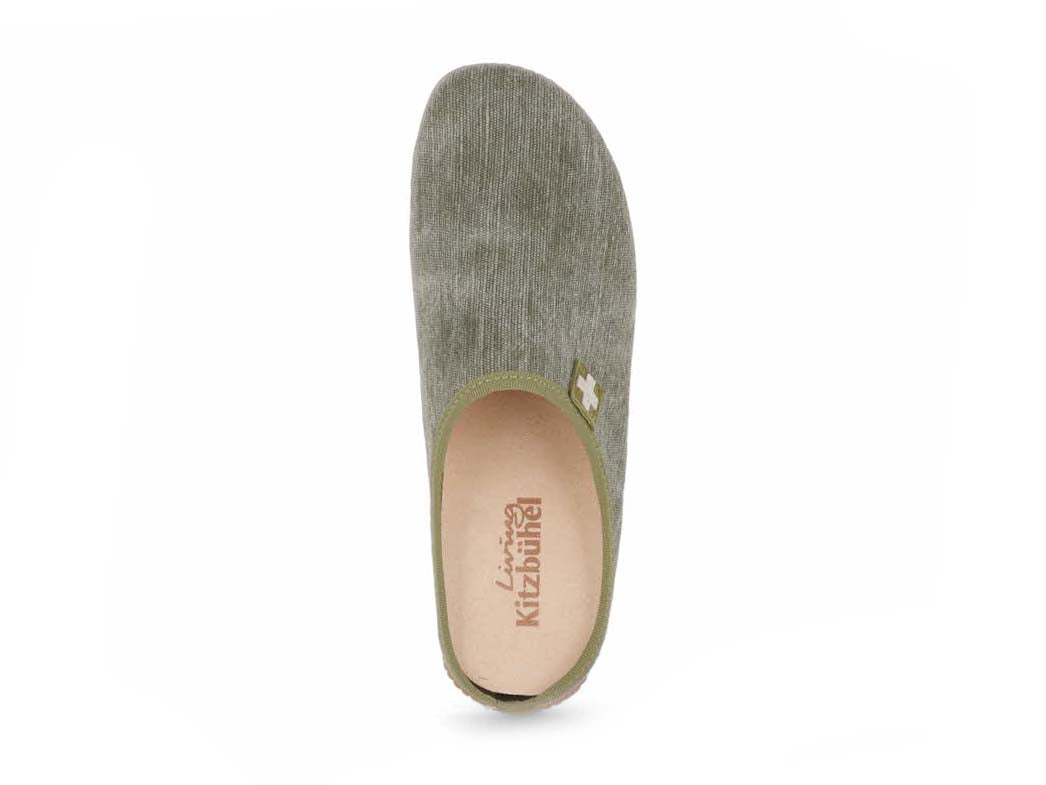 1 Living-Kitzbuehel-Slipper--Swiss-Cross-Khaki #farbe_Green