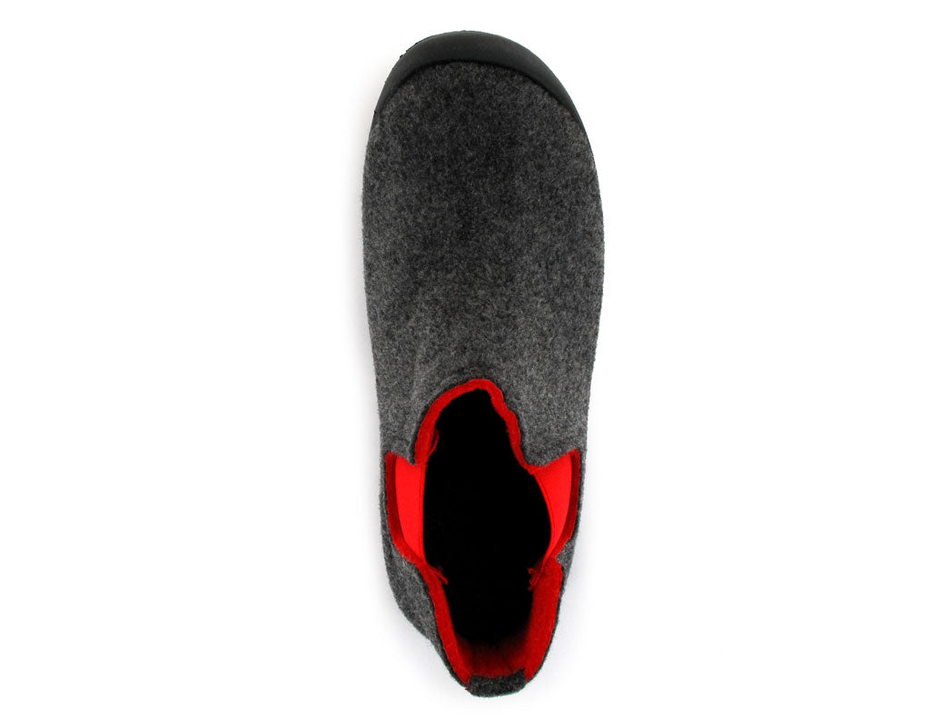 1 Gumbies-Men-Women-Slippers-Brumby-charcoalred #farbe_Red
