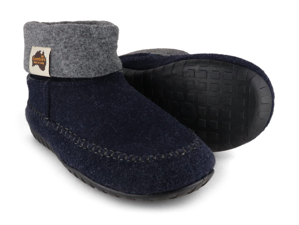 1 GUMBIES-Slipper-Boots-Thredbo-navygrey #farbe_Blue