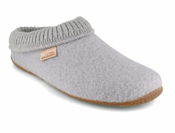 Living-Kitzbuehel-Womens-Slippers-With-A-Knitted-Cuff-light-gray #farbe_Grey