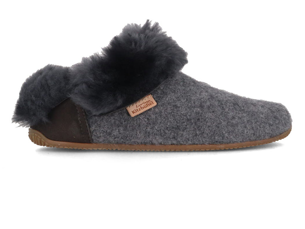 1 Living-Kitzbhel-Women-Boiled-Wool-Lambskin-Slippers-Slip-On-Premium-gray #farbe_Gray