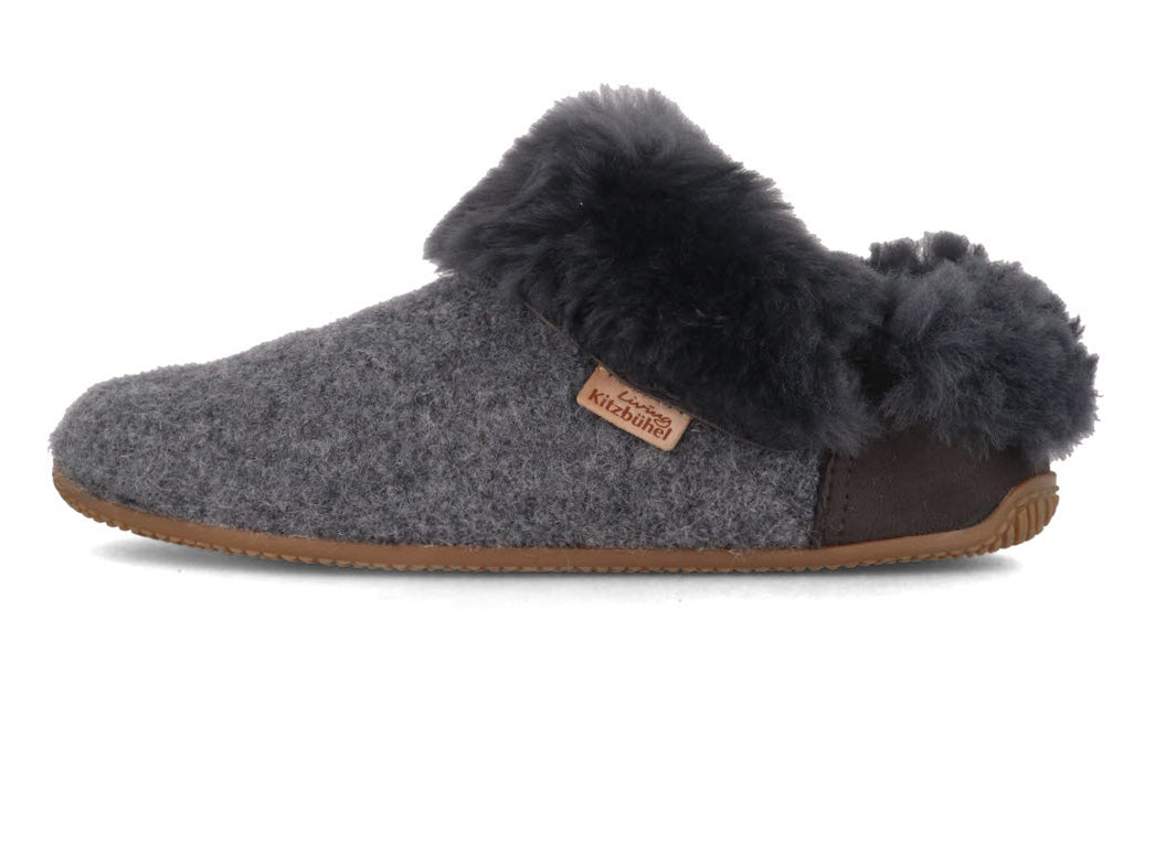 1 Living-Kitzbhel-Women-Boiled-Wool-Lambskin-Slippers-Slip-On-Premium-gray #farbe_Gray