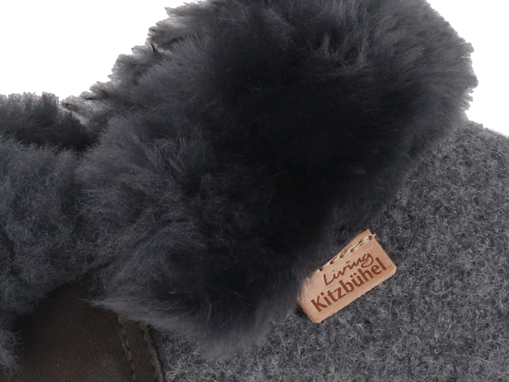 1 Living-Kitzbhel-Women-Boiled-Wool-Lambskin-Slippers-Slip-On-Premium-gray #farbe_Gray