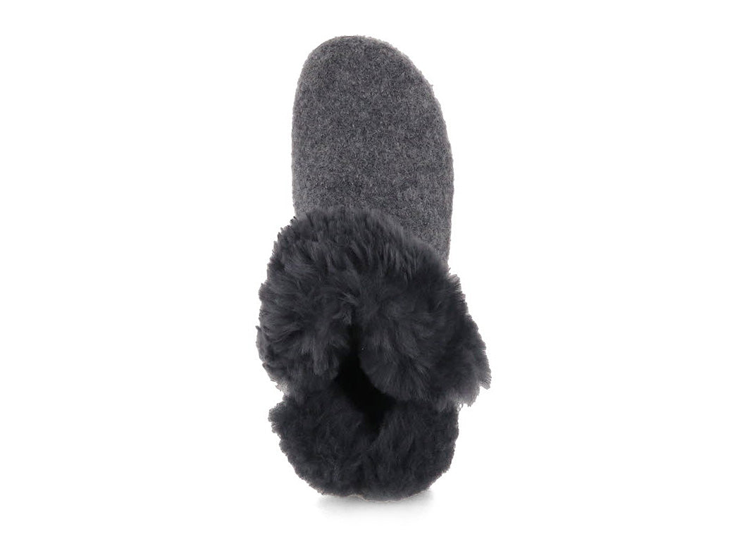 1 Living-Kitzbhel-Women-Boiled-Wool-Lambskin-Slippers-Slip-On-Premium-gray #farbe_Gray