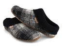 1 LIVING-KITZBHEL-Women-Slippers-with-knitted-cuff-black-gray
