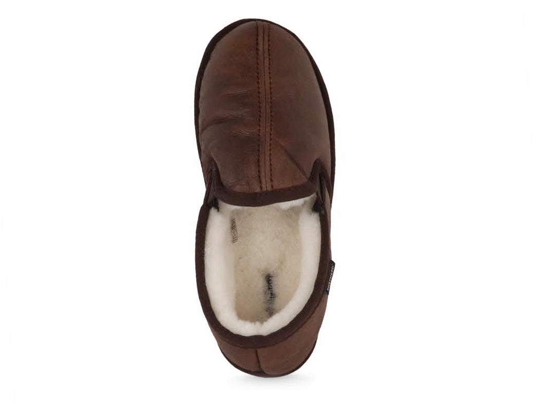 1 SHEPHERD-Men-Slippers-Bosse-oiled-antique #farbe_Brown