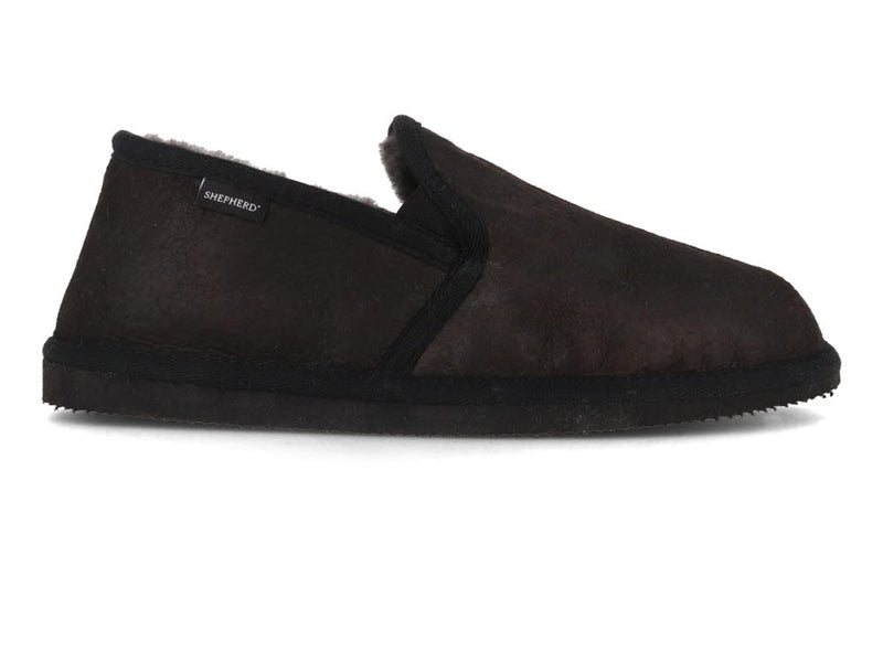 1 SHEPHERD-Men-Lambskin-Slippers-Bosse-black