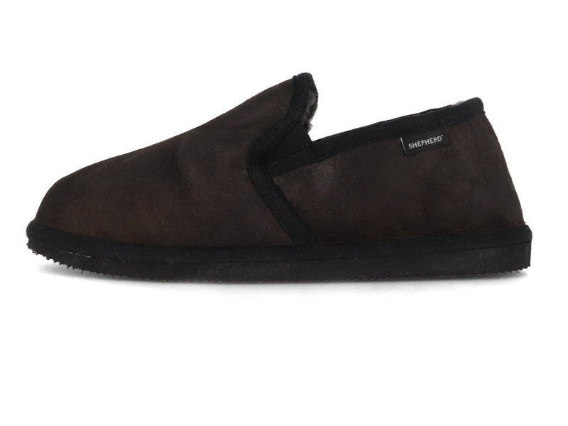 1 SHEPHERD-Men-Lambskin-Slippers-Bosse-black