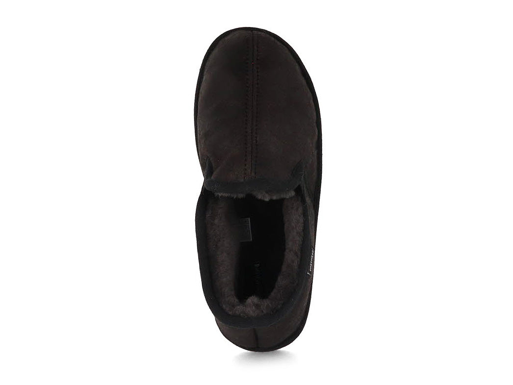 1 SHEPHERD-Men-Lambskin-Slippers-Bosse-black #farbe_Black