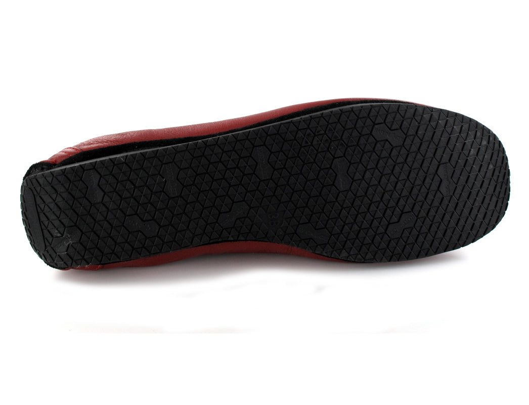 haflinger-tia-moose-leather-ballerina-slippers #color_red chili